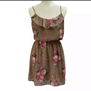 GUESS Women’s Spaghetti Strap Dress Size S Floral